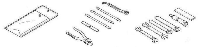 attrezzi in dotazione