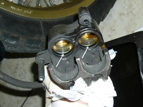 revisione pinza freni